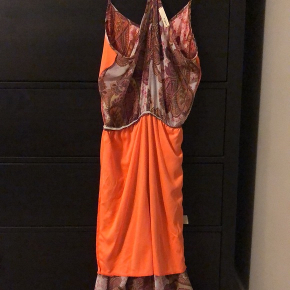 Pink and Orange Maxi Dress - Picture 11 of 15